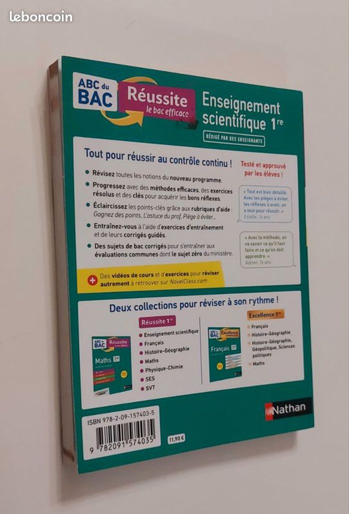 ABC du Bac - Enseignement scientifique- 1ere - photo numéro 4