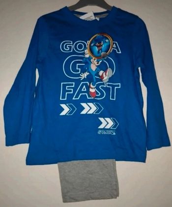 pyjama sonic taille 4 ans 