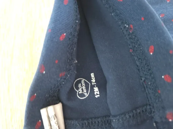 Legging court bleu marine 12 mois - photo numéro 2