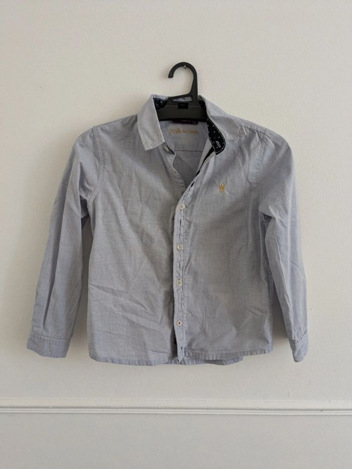 Chemise sergent major 7 ans bleue - photo numéro 4