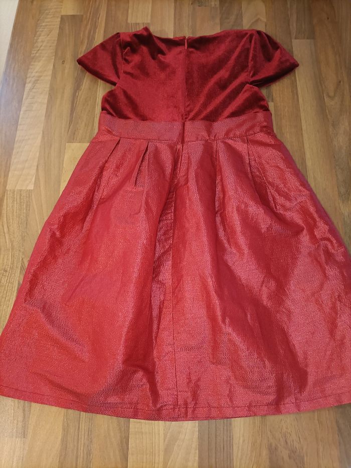 Robe de fête rouge pailletées 5 ans - photo numéro 7