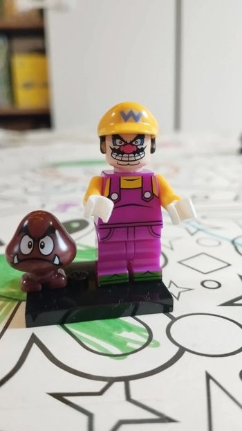 Personnage Lego neuf Wario monde de Mario Nintendo