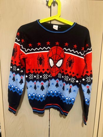 Pull de Noël Spiderman 12 ans