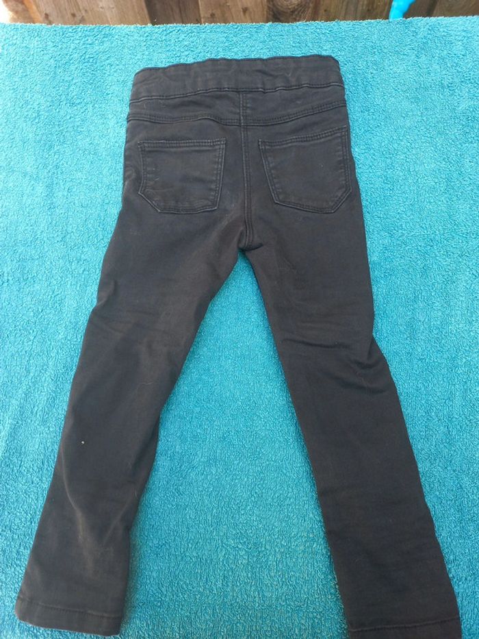 Pantalon jeans noir - photo numéro 3