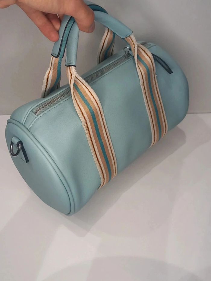 Sac à main Max & Enjoy Bleu turquoise en similicuir - photo numéro 3
