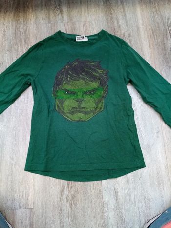Tee shirt manche longue hulk 8A