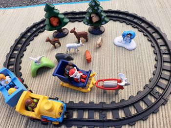 Train de noel Playmobil
