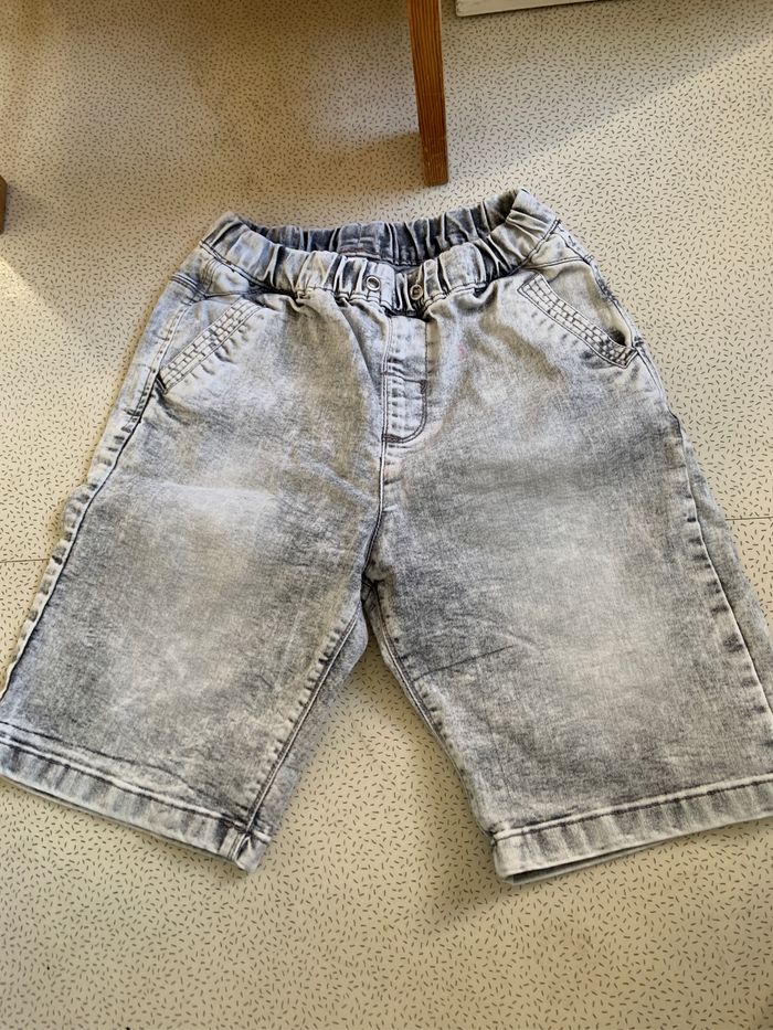 Bermuda jean gris bleu 158/164 cm