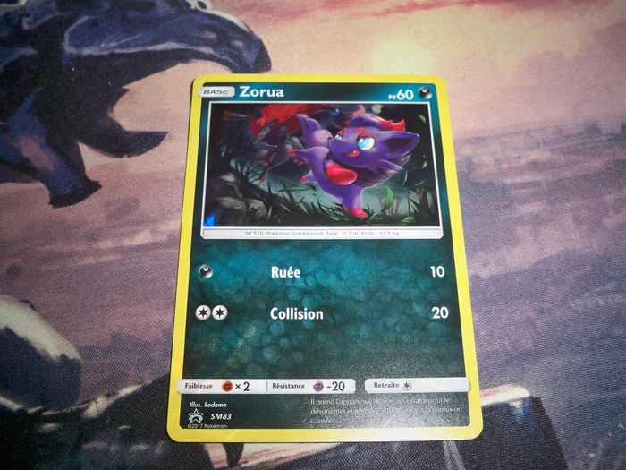 Pokémon - Zorua  SM 84 holo  black star promos - carte pokémon - photo numéro 2