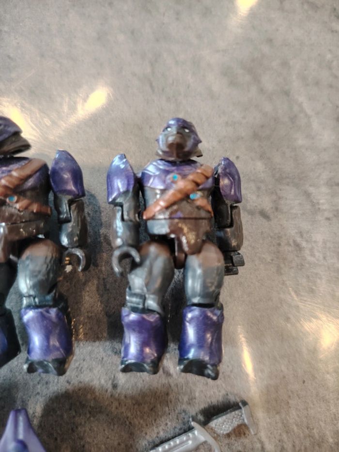 Lot figurines méga bloks halo purple series - photo numéro 4