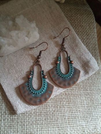 Boucles d'oreilles ethniques