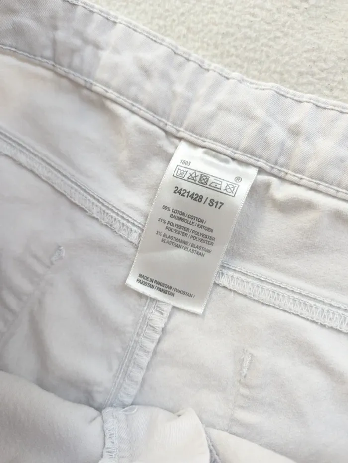 Jeans slim skinny blanc taille 38 - photo numéro 4