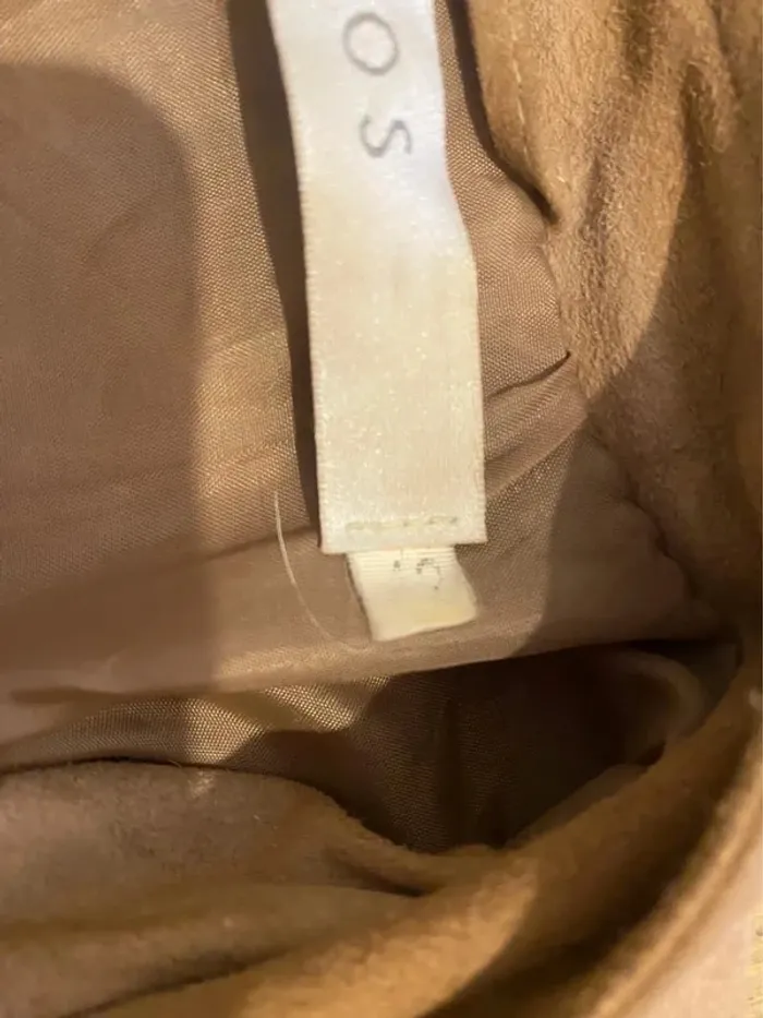 Blouson en daim beige Kaos taille 40 - photo numéro 4