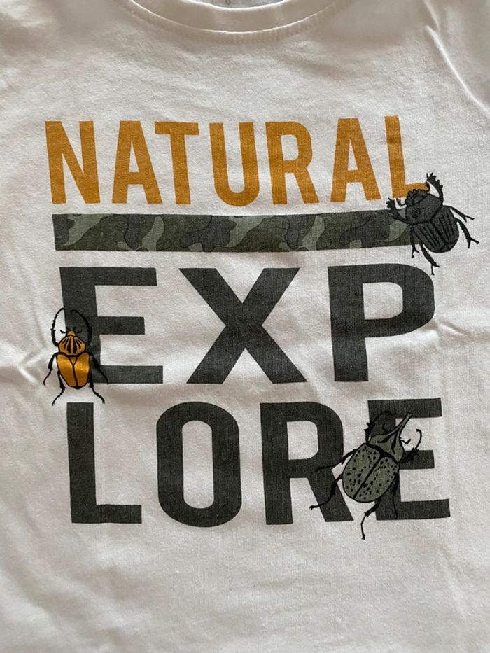 T shirt blanc inextenso 6 ans - photo numéro 2