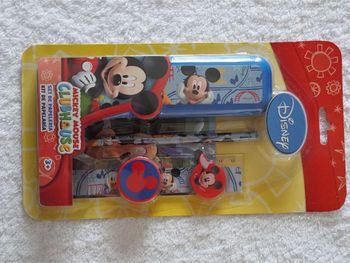 Set Papeterie "Mickey" Disney 6 pièces neuf sous blister