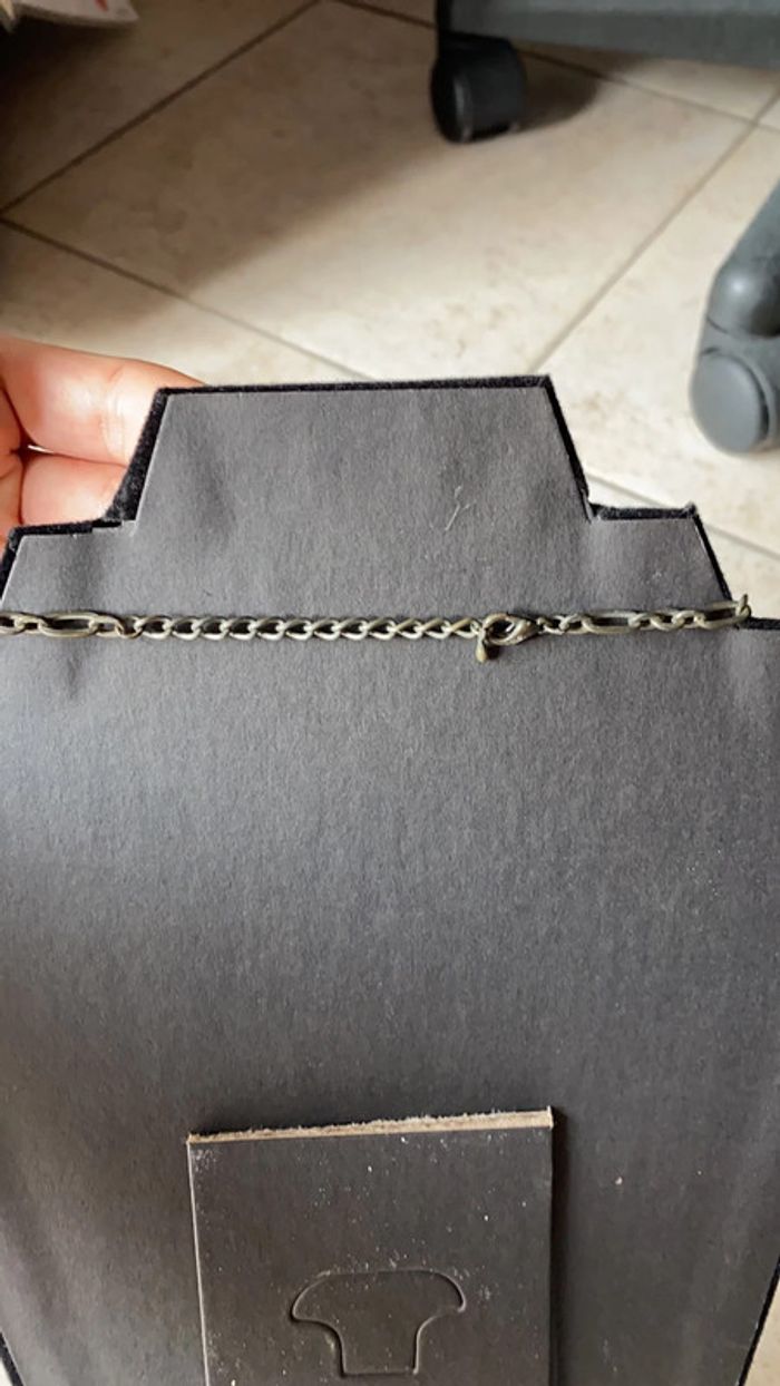 Collier fantaisie avec chaîne réglable - photo numéro 5