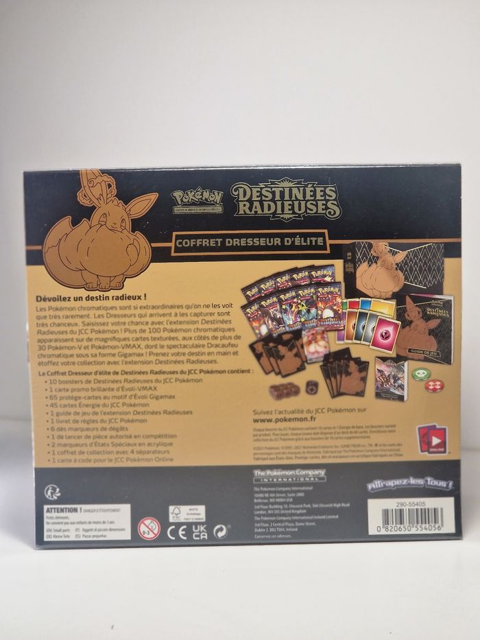 Pokémon Coffret Dresseur D'élite- EB03.5 Destinées Radieuses  - Neuf Scellé - photo numéro 4