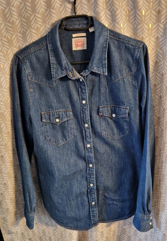 Chemise en jeans levis T M TBE - photo numéro 3