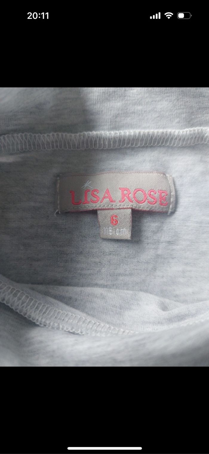 Haut manches longues Lisa Rose taille 6 ans - photo numéro 3