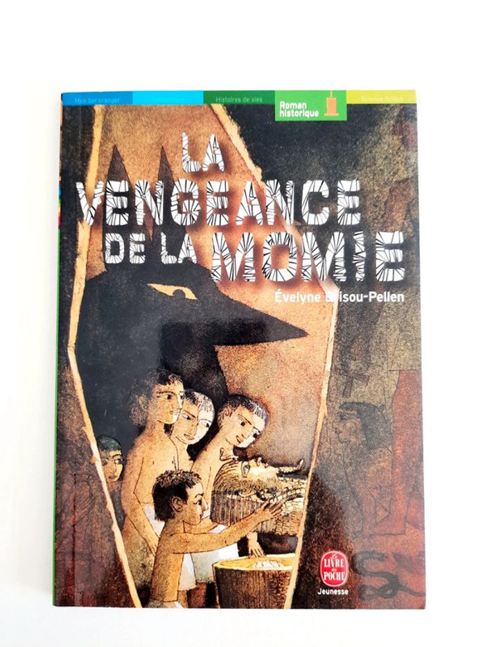 Livre de poche jeunesse La Vengeance de la Momie Éméline Brisou-Pellen #lora11livrejeunesse