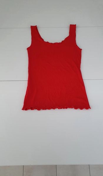Débardeur rouge neuf en taille unique