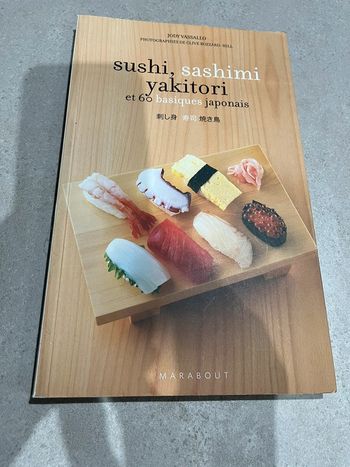 Livre recettes de sushis