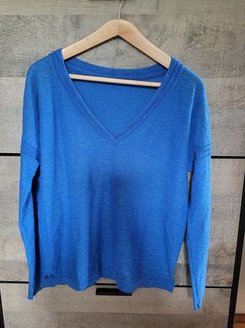 Pull fin  bleu taille M Promod