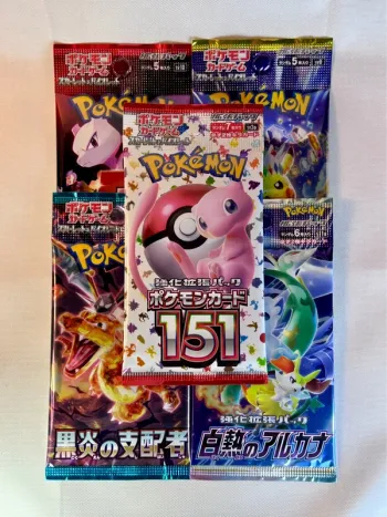 Lot Premium – 5 Boosters Pokémon Japonais Neufs & Scellés 🇯🇵