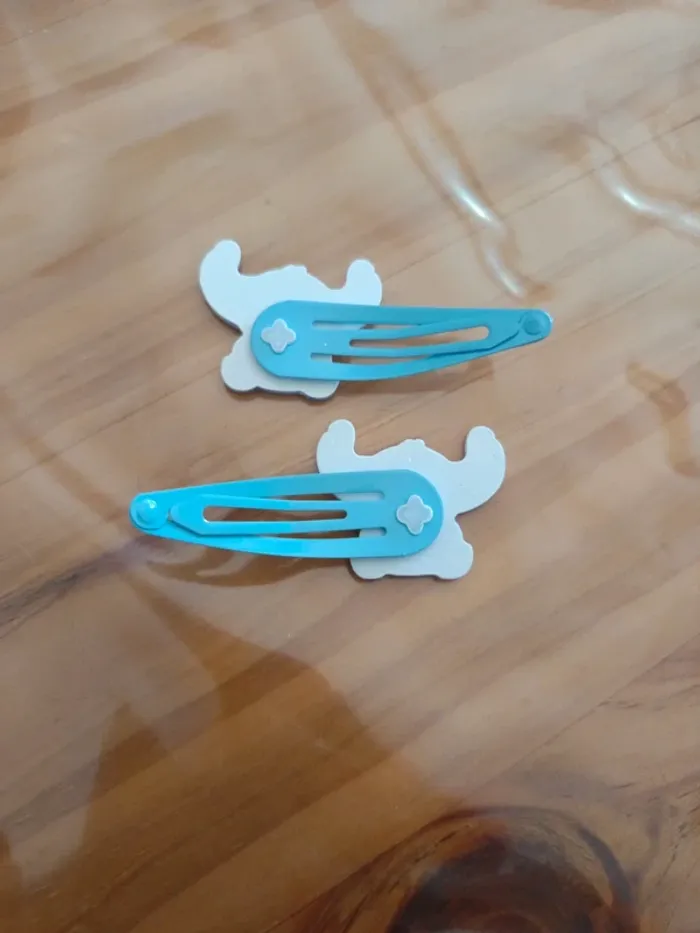 Barrettes cheveux Stitch - photo numéro 2