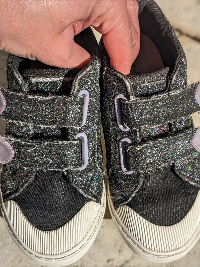 Chaussures fille paillettes vertbaudet taille 28 - photo numéro 6
