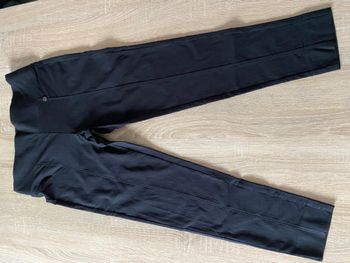 Pantalon short noir ceinture large élastique 44 C&A 98 cm long femme, candae, C&A, femme, noir, cein