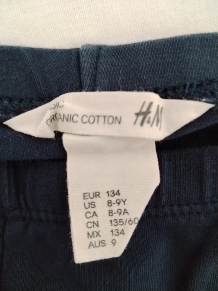 Lot de 2 leggings courts H&M 9 ans - photo numéro 7