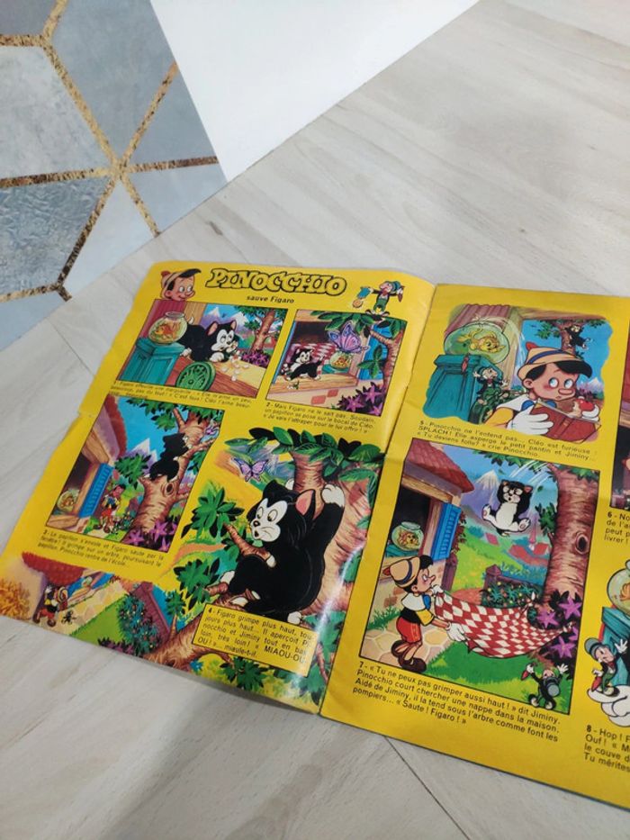 Le petit monde merveilleux de Walt Disney Pinocchio magazine 12 vintage 1981 - photo numéro 3