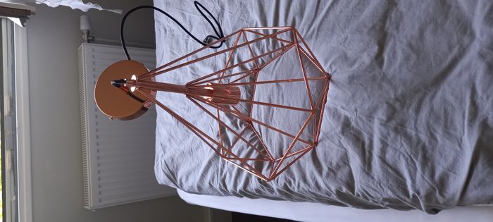 Suspension métal cuivré