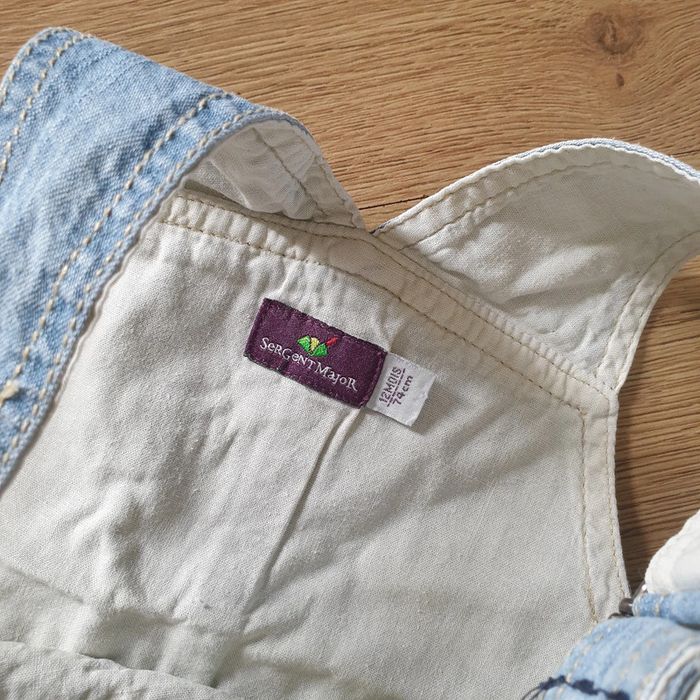 💚 Salopette en jeans12 mois Sergent Major #emyfleury_12moisgarçon - photo numéro 3