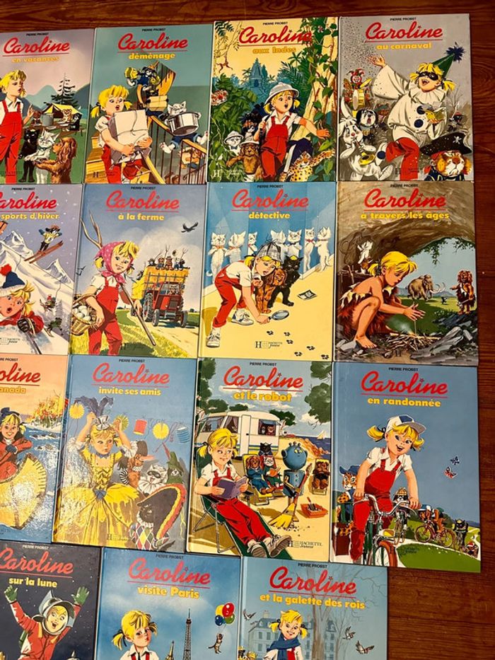 Lot incroyable de 22 albums Caroline bd livres Pierre Probst Hachette - photo numéro 4