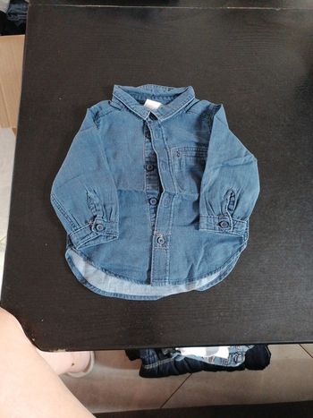 Chemise manches longues 4/6 mois H&M