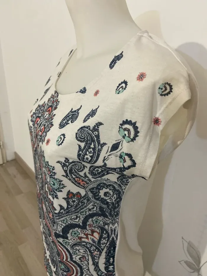 T-shirt à manches courtes imprimé Calaieu Taille 36 - photo numéro 4