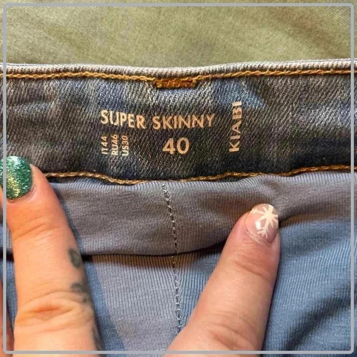 Jeans super  skinny  taille  40  marque  kiabi - photo numéro 5