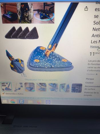 vends balai pour laver mur ,sol ,