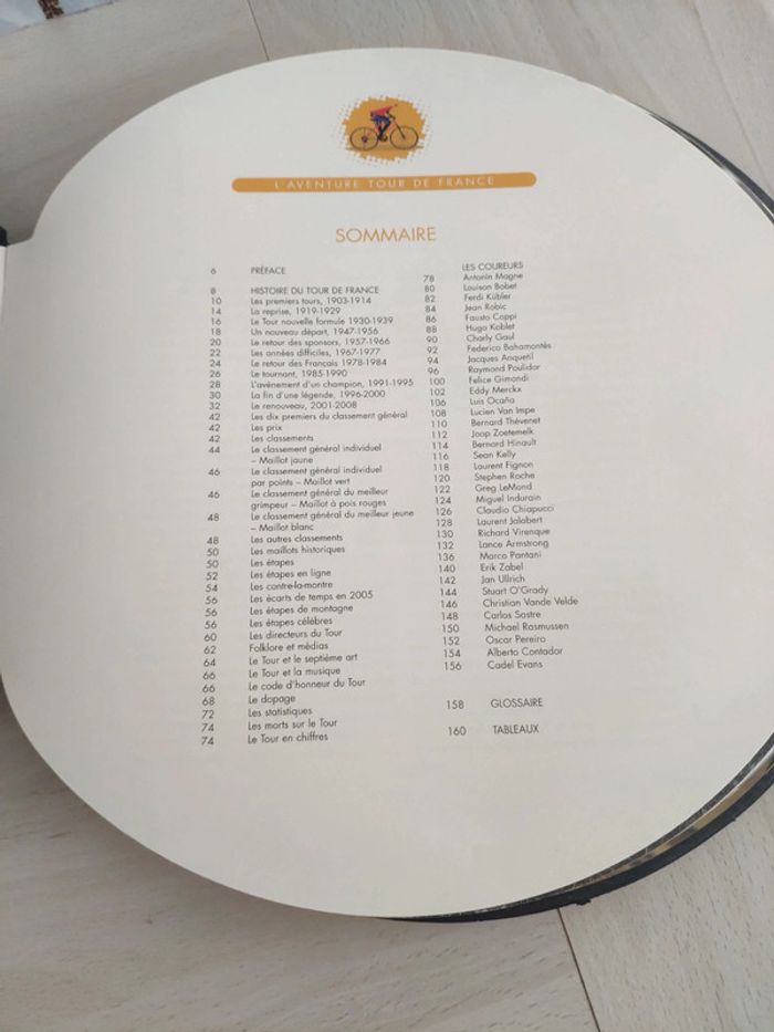 Livre l'aventure du tour de France Ollivier Grund - photo numéro 4