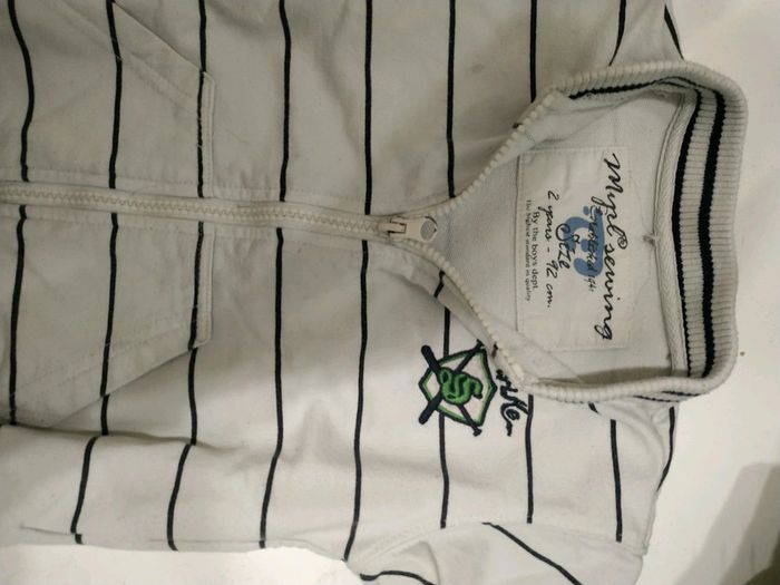 Gilet zippé style baseball - photo numéro 2