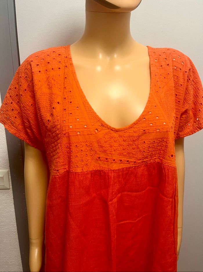 Robe longue orange - photo numéro 3