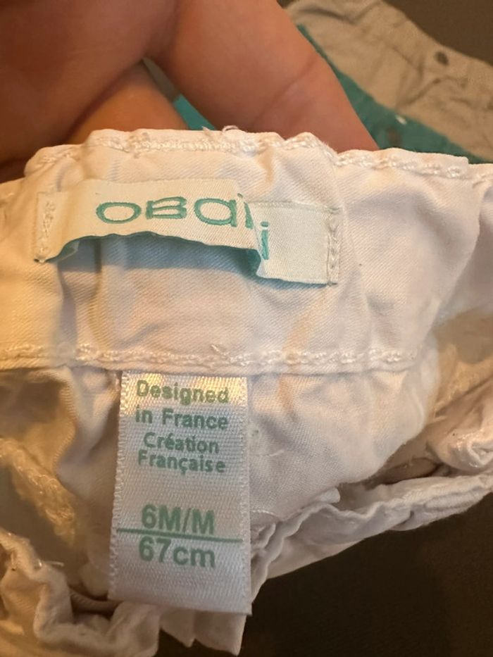 Lot de shorts bebe garçon taille 6 mois - photo numéro 3