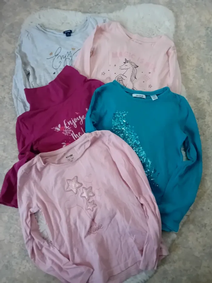 Lot Tee-shirts fille