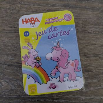 Haba- jeu de cartes Licornes dans les nuages