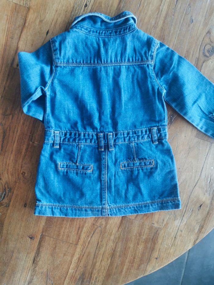 Robe en jeans Zara 9/12 mois - photo numéro 3