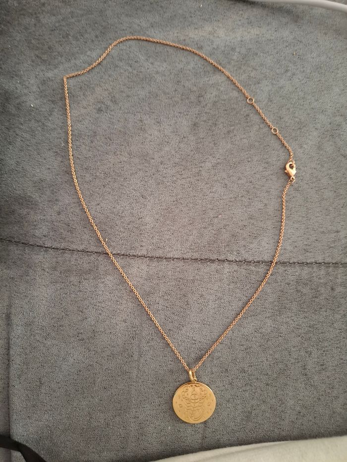 Collier astro plaque or - photo numéro 2