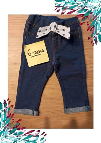 Pantalon fille 6 mois