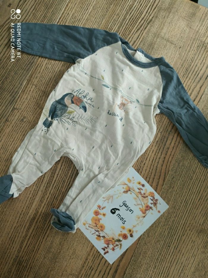 Pyjamas léger Petit Beguin 6 mois